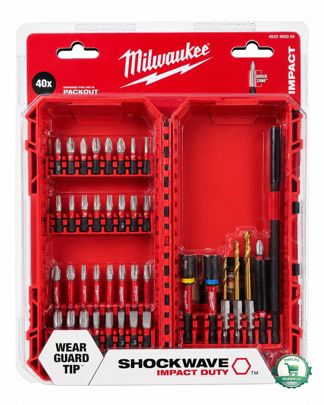 Milwaukee sada bitů 40 ks