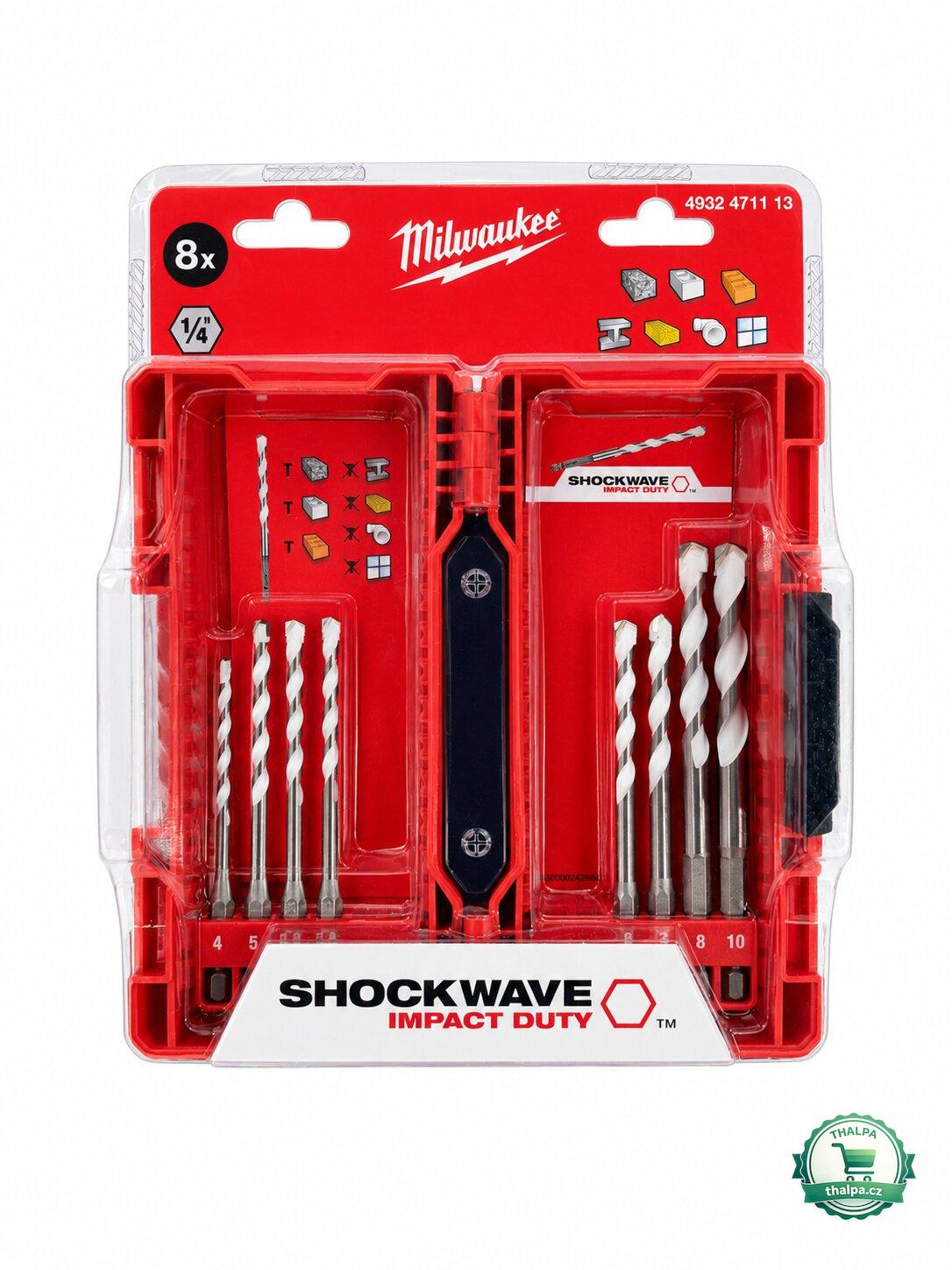 Milwaukee sada vrtáků Multi Material 8 ks