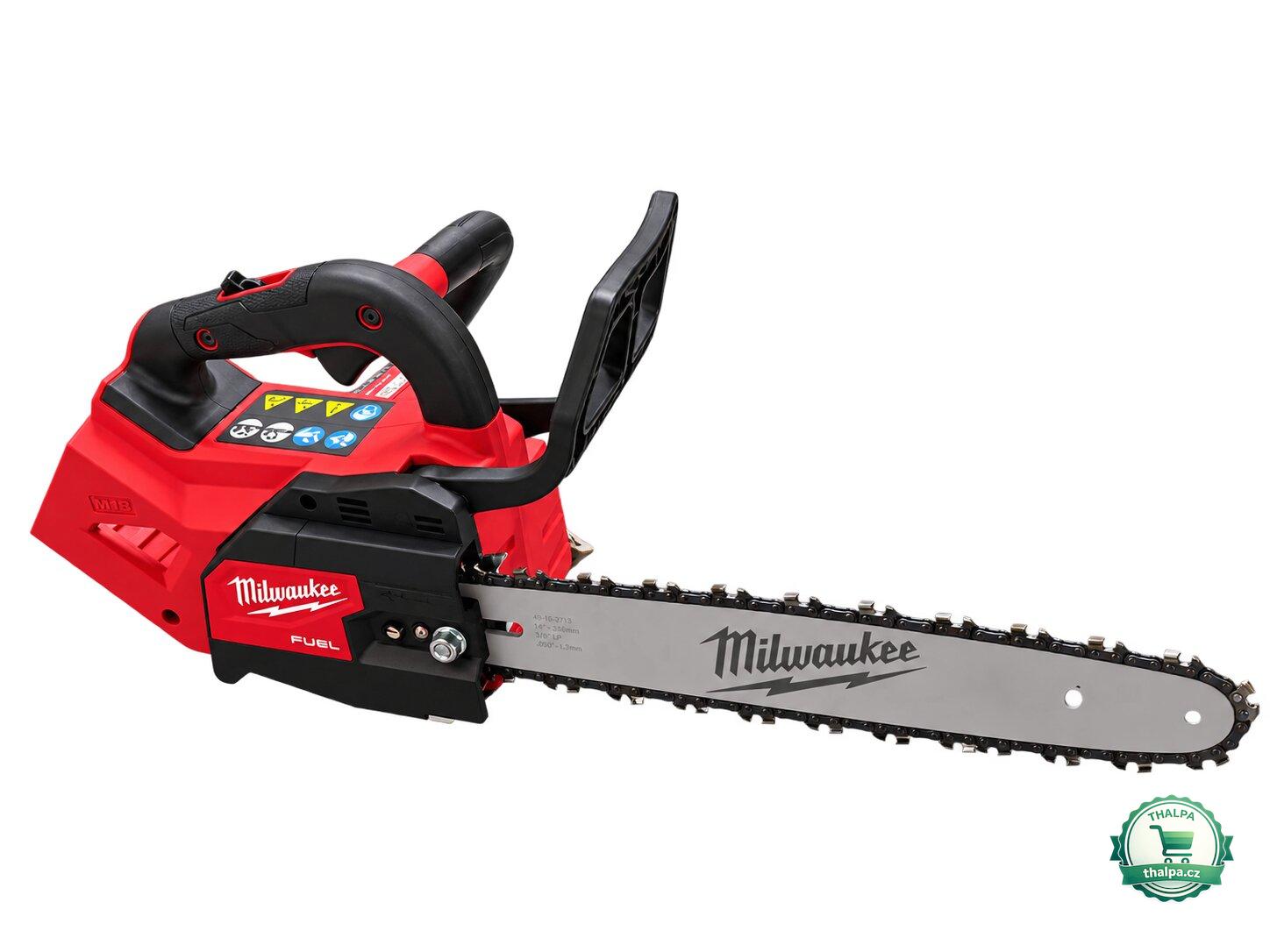 Milwaukee M18 FTHCHS35-0 – aku řetězová pila s horní rukojetí a lištou 35 cm