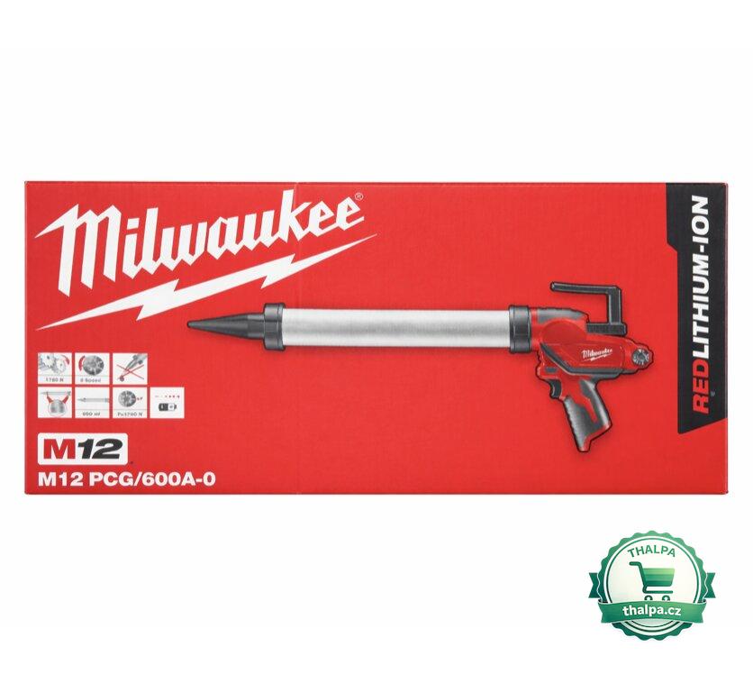 Milwaukee M12 PCG/600A-0 kompaktní vytlačovací pistole 600 ml