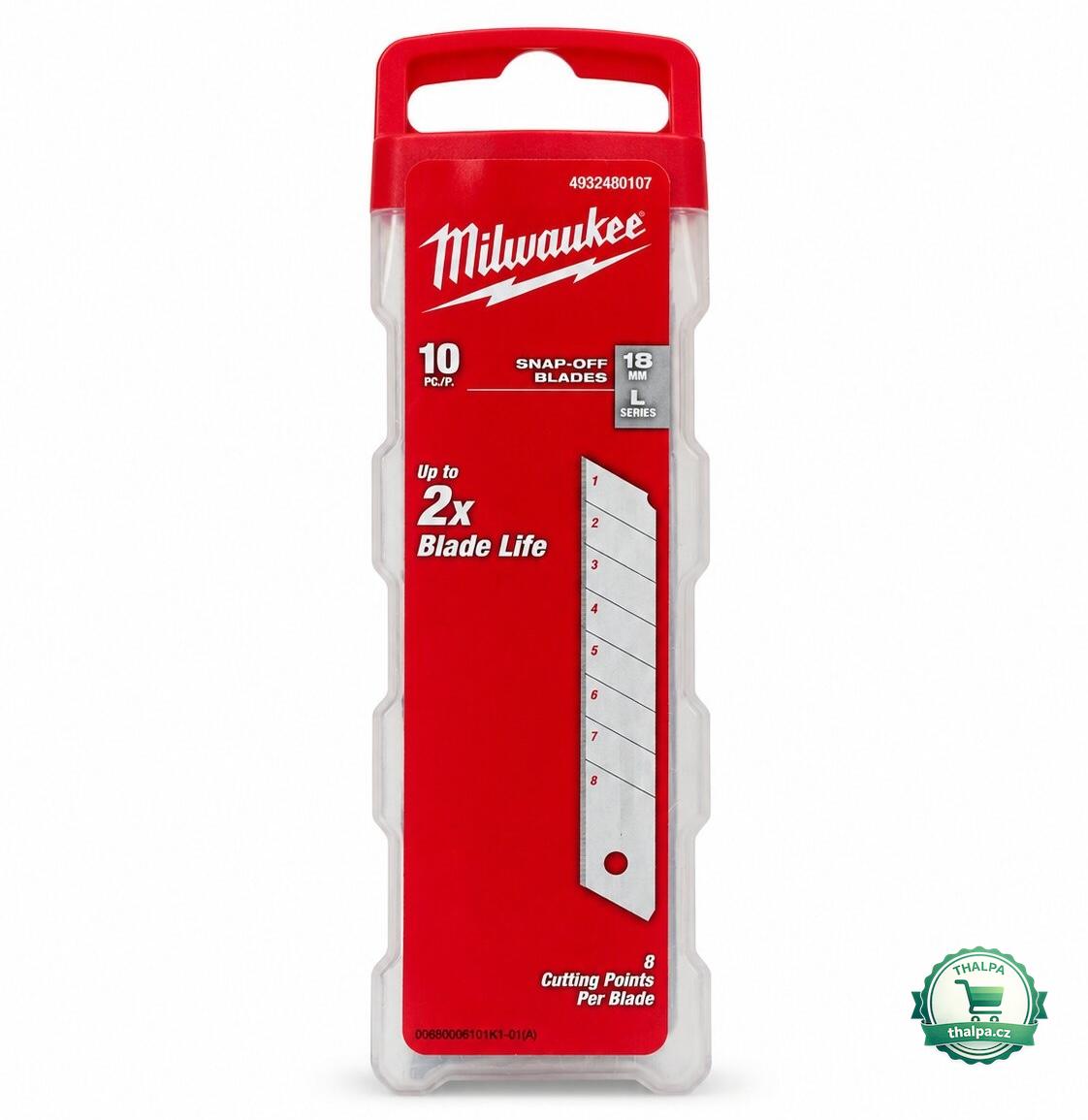 Milwaukee odlamovací čepele 18 mm – 10 ks