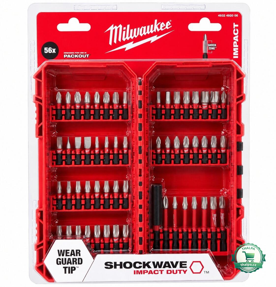 Milwaukee sada bitů 56 ks