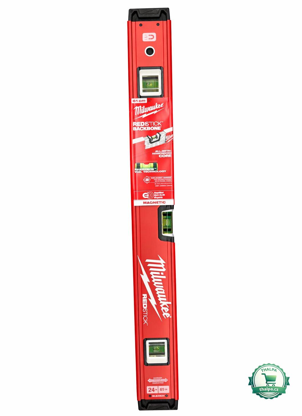 Milwaukee REDSTICK BACKBONE magnetická vodováha 60 cm