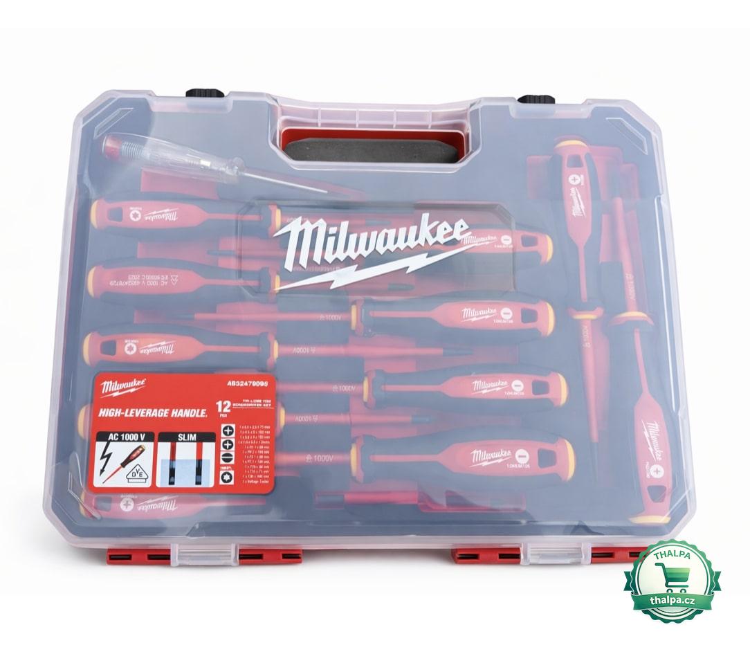 Milwaukee VDE Izolovaná sada šroubováků SL / PH / PZ / Torx 1000 V – 12 ks