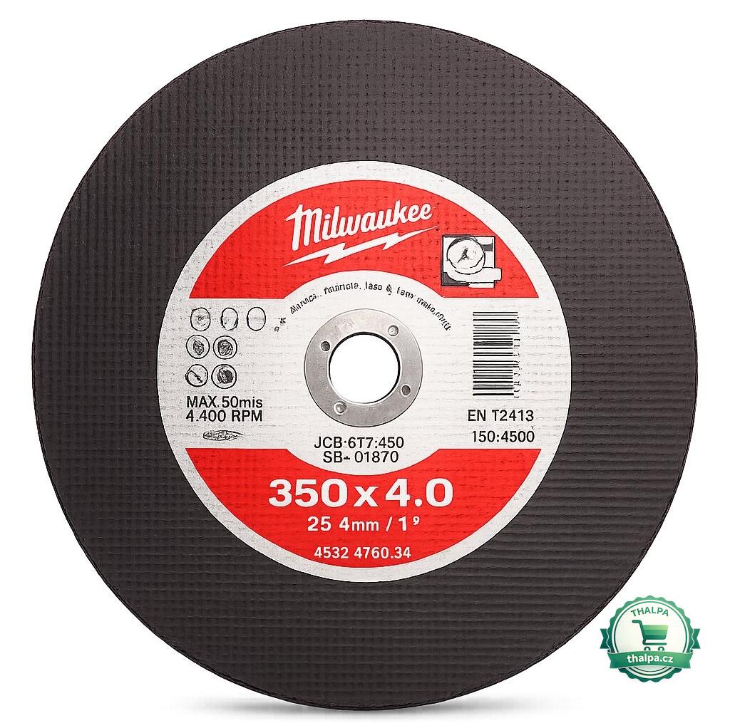 Milwaukee tenký řezný kotouč na kov PRO+ SCS 41 – 350mm