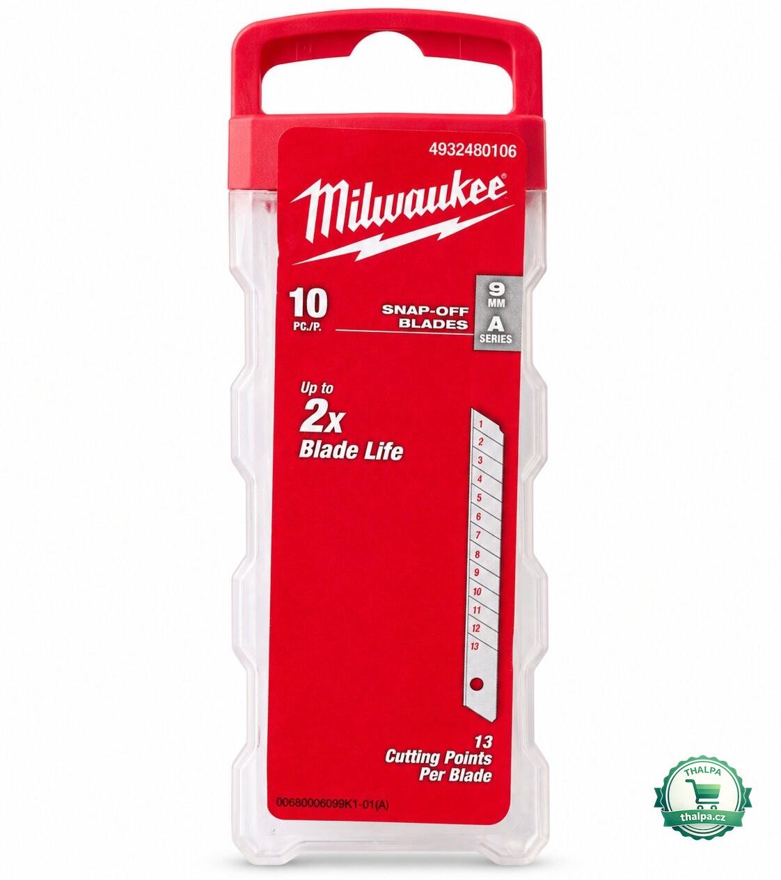 Milwaukee odlamovací čepele 9 mm – 10 ks