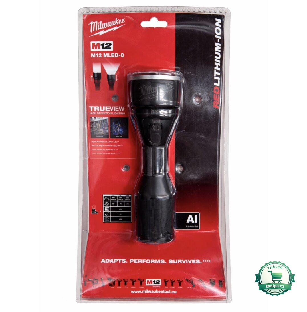 Milwaukee M12 MLED-0 vysoce výkonná LED svítilna (bez akumulátoru)