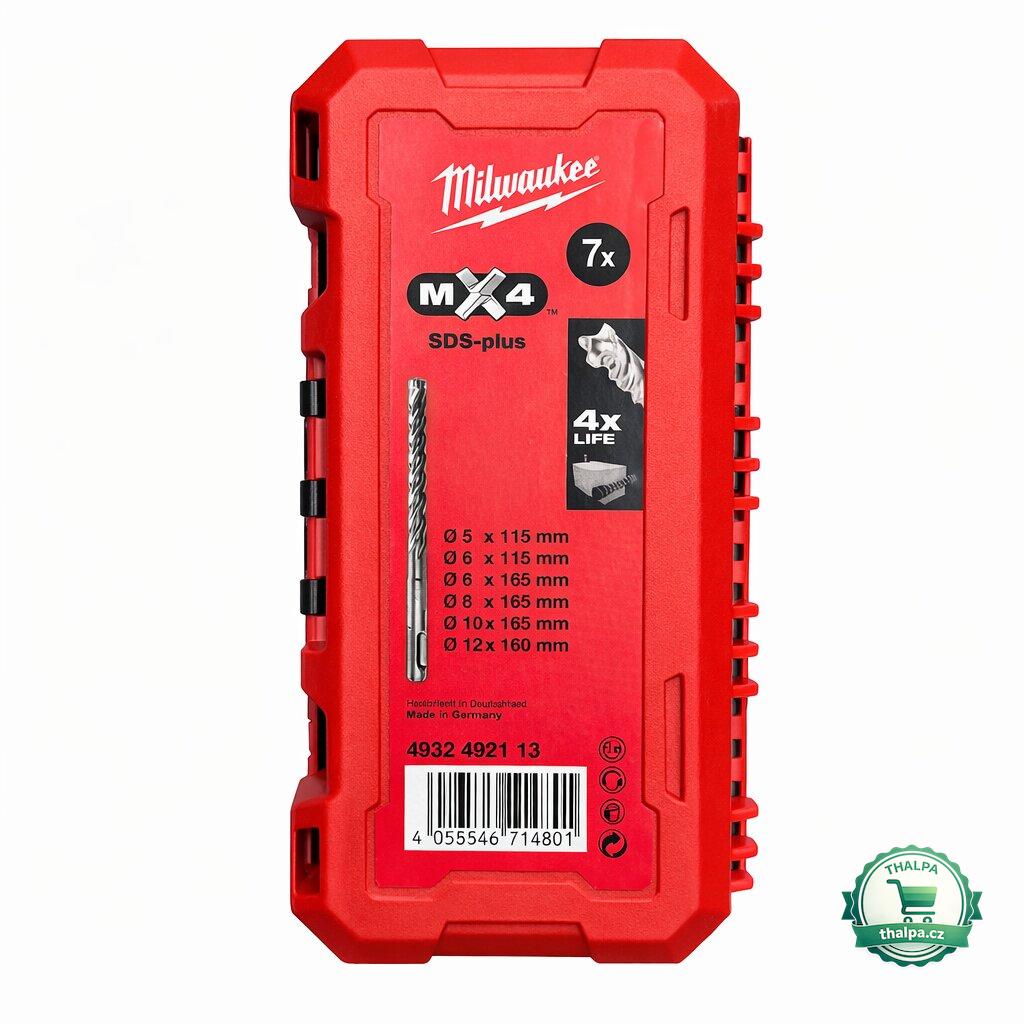 Milwaukee sada vrtáků SDS-Plus MX4 - 7 ks